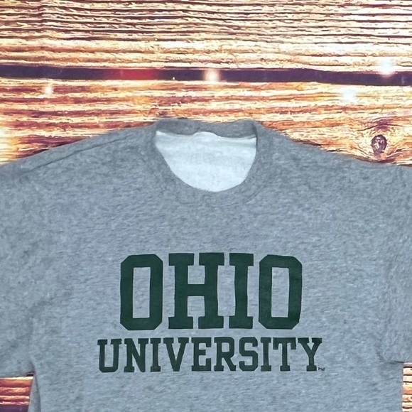Vintage 90s Ohio University Bobcats NCAA College Gray Sweatshirt - Picture 3 of 3